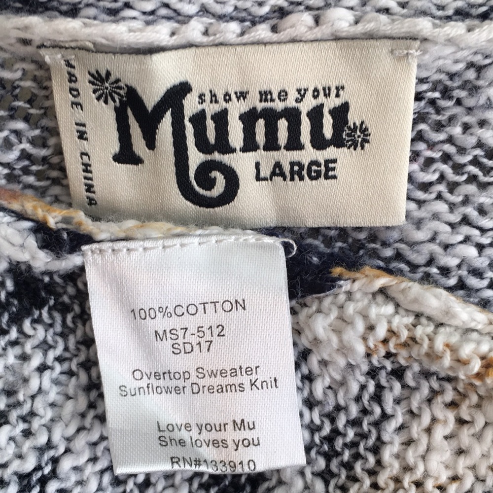 Show Me Your Mumu Overtop Sweater- in Sunflower Dreams Knit - Picture 15 of 16